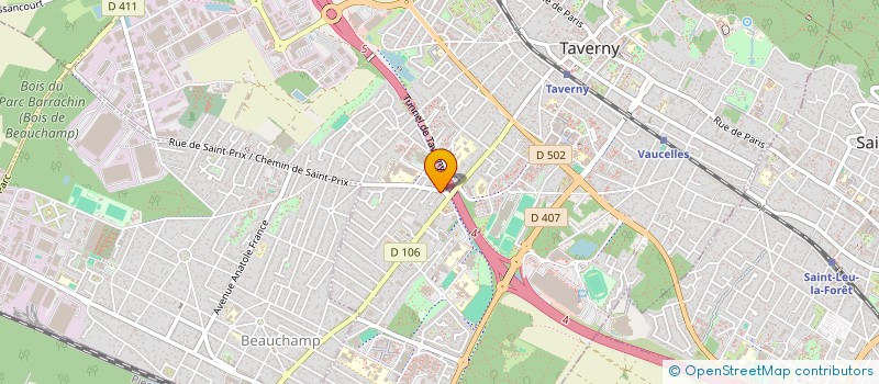 localisation de l'entreprise AUTO RENT 75 à TAVERNY