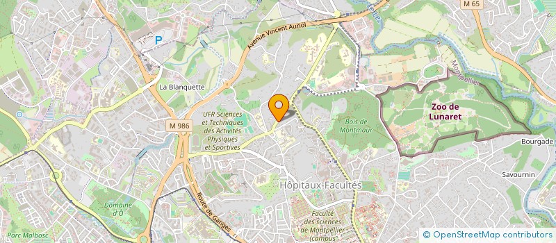 localisation de l'entreprise AUTO REPARE FRANCE  MONTPELLIER