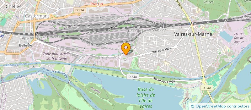 localisation de l'entreprise AUTO RESEAU à CHELLES