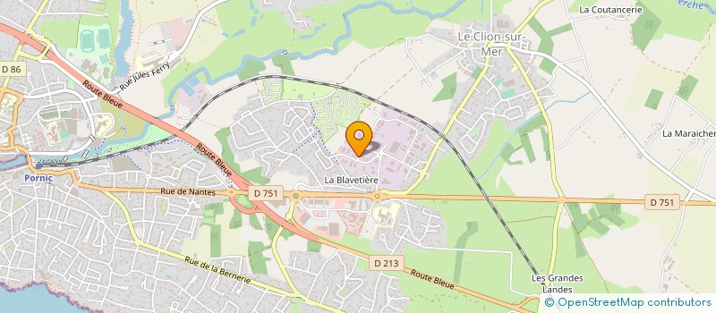 localisation de l'entreprise AUTO & RETRO PORNICAIS  PORNIC