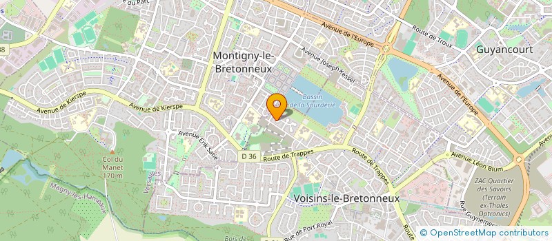 localisation de l'entreprise AUTO RETRO TEAM  VOISINS-LE-BRETONNEUX