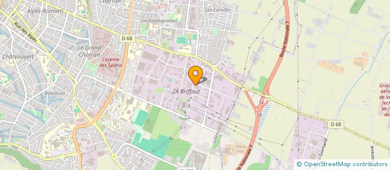 localisation de l'entreprise AUTO RHONE-ALPES à VALENCE