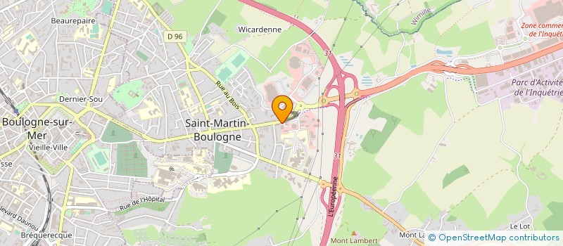 localisation de l'entreprise AUTO RIVAGE DU BOULONNAIS à SAINT-MARTIN-BOULOGNE