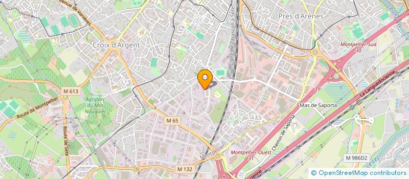 localisation de l'entreprise AUTO ROULE  MONTPELLIER