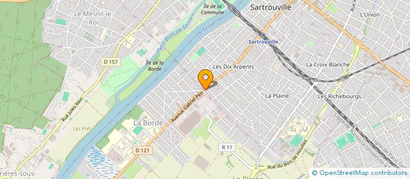 localisation de l'entreprise AUTO'RS78  SARTROUVILLE