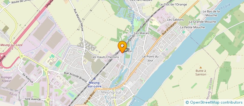localisation de l'entreprise AUTO S-A à MEUNG-SUR-LOIRE