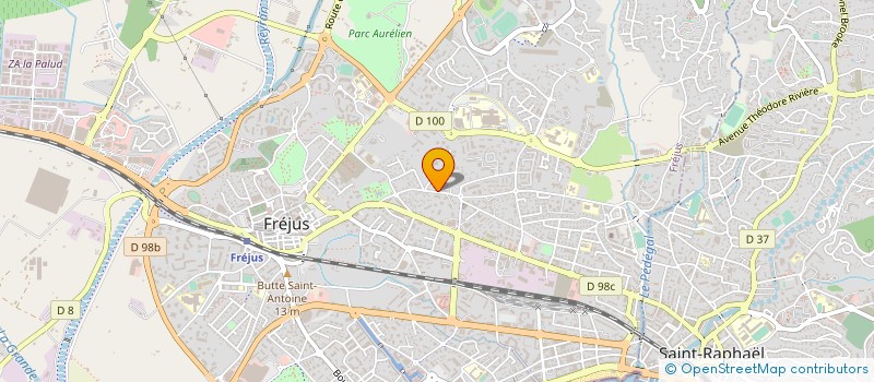 localisation de l'entreprise AUTO S U R à FREJUS