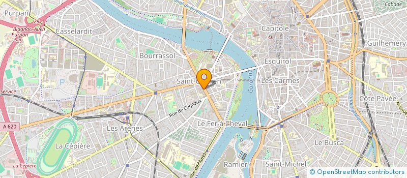 localisation de l'entreprise AUTO SAINT CYPRIEN à TOULOUSE