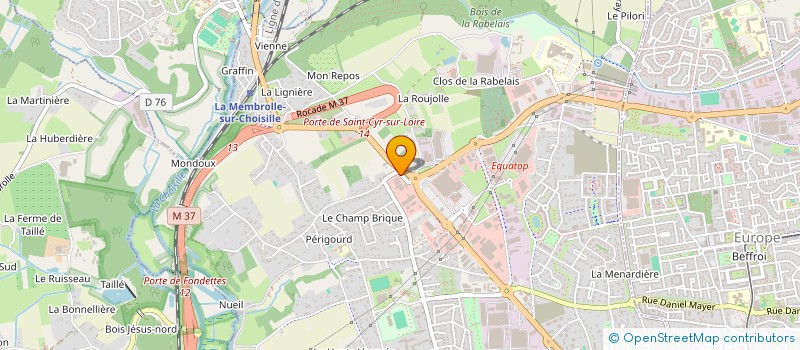 localisation de l'entreprise AUTO SAINT-CYR à SAINT-CYR-SUR-LOIRE