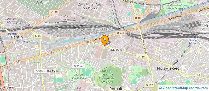 localisation de l'entreprise AUTO SAINT LOUIS à ROMAINVILLE