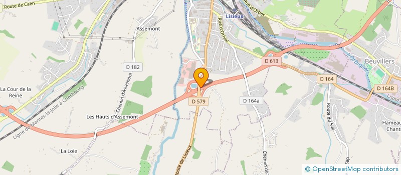 localisation de l'entreprise AUTO SAINT MARTIN  SAINT-MARTIN-DE-LA-LIEUE