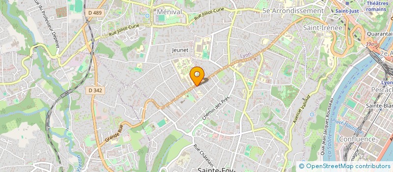 localisation de l'entreprise AUTO SAINTE FOY à SAINTE-FOY-LES-LYON