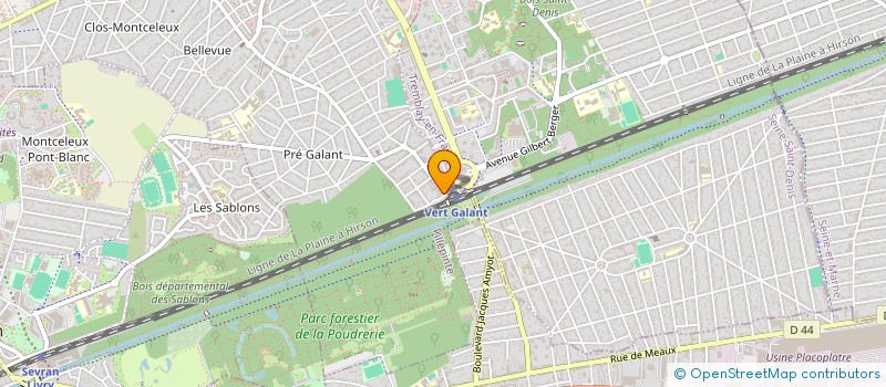localisation de l'entreprise AUTO SCOOL VERT GALANT à VILLEPINTE