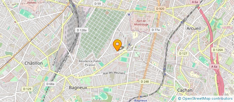 localisation de l'entreprise AUTO. SCOOT. LIVRAISON  BAGNEUX