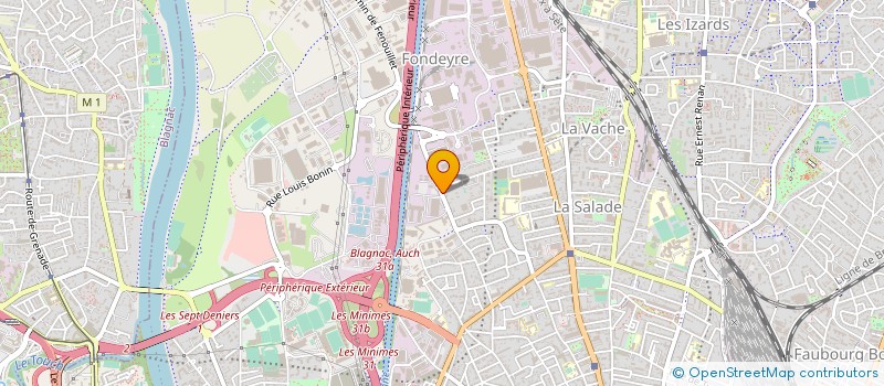 localisation de l'entreprise AUTO SECOURS à TOULOUSE