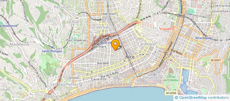 localisation de l'entreprise AUTO SECOURS DEPANNAGE à NICE