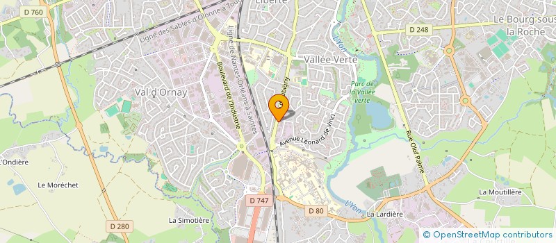 localisation de l'entreprise AUTO SECURITE 85 à LA ROCHE-SUR-YON