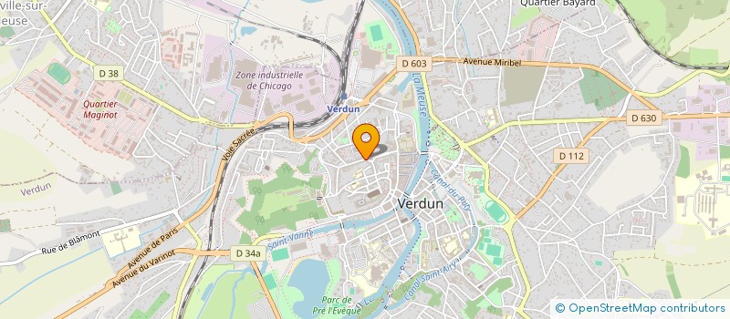 localisation de l'entreprise AUTO SECURITE MEUSE à VERDUN