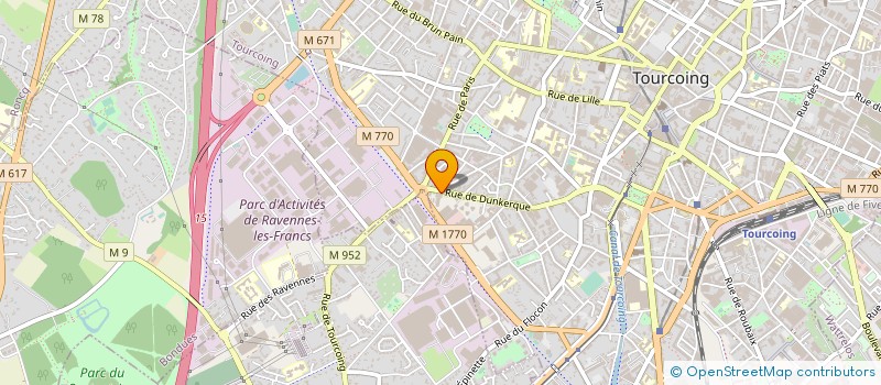 localisation de l'entreprise AUTO SELECT 59 à TOURCOING