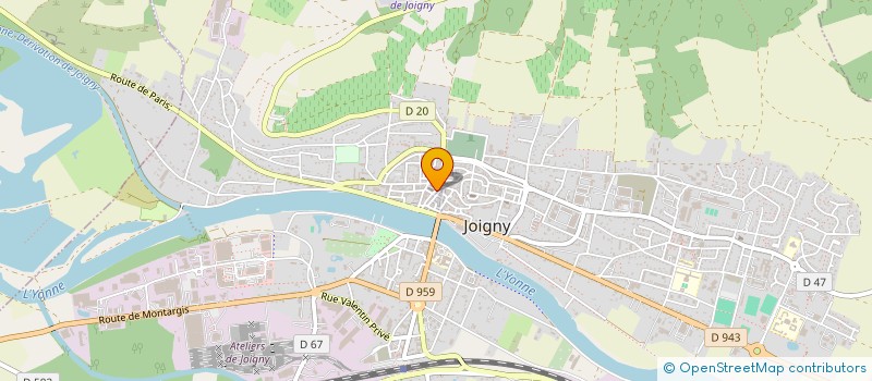 localisation de l'entreprise AUTO SELECT à JOIGNY
