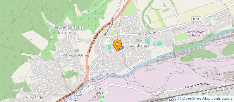 localisation de l'entreprise AUTO SELECT  VITRY-SUR-ORNE