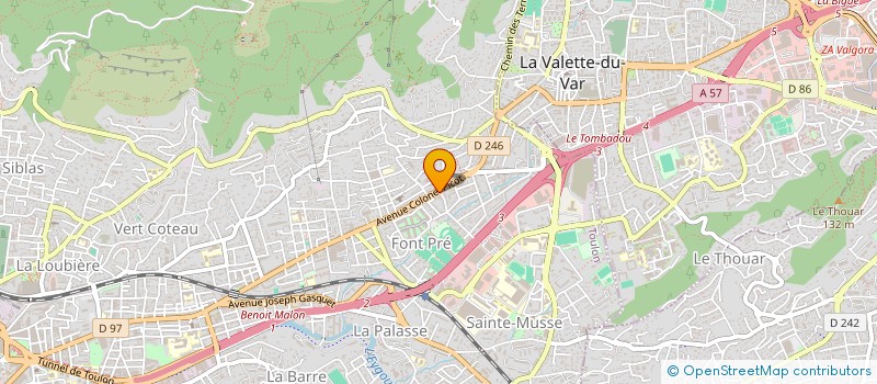 localisation de l'entreprise AUTO SELECTION à TOULON