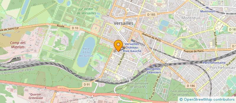 localisation de l'entreprise AUTO SELECTION 59 à VERSAILLES