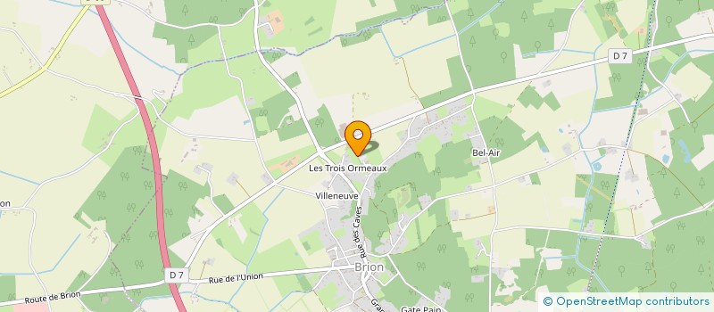 localisation de l'entreprise AUTO SERVICE 3000 à LES BOIS D'ANJOU