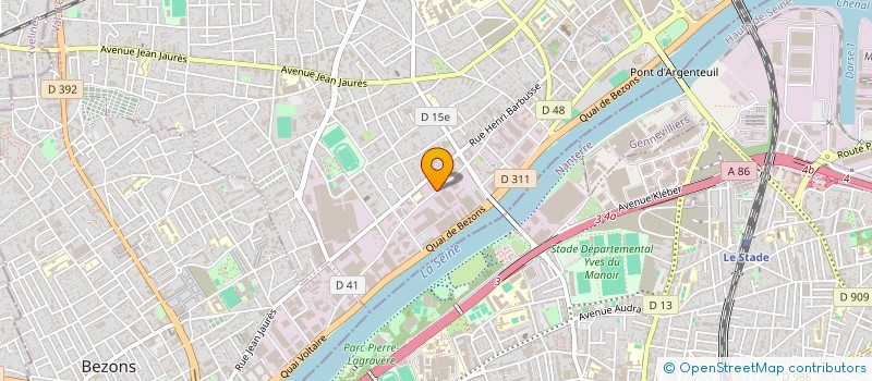 localisation de l'entreprise AUTO SERVICE 95 à ARGENTEUIL