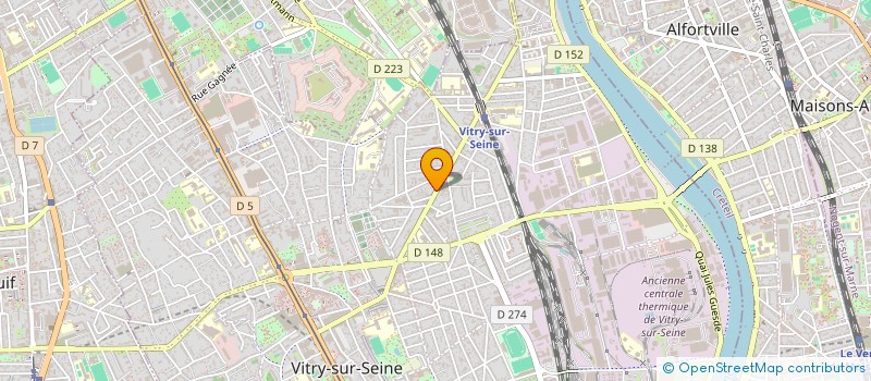 localisation de l'entreprise AUTO SERVICE  VITRY-SUR-SEINE