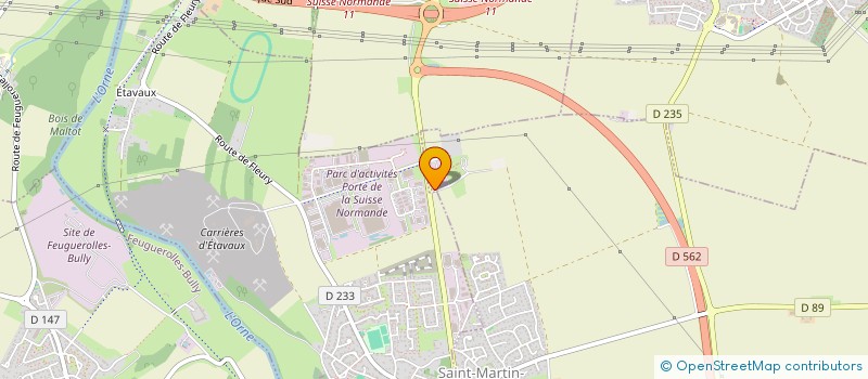 localisation de l'entreprise AUTO SERVICE  SAINT-MARTIN-DE-MAY