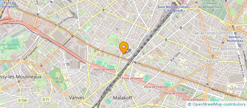 localisation de l'entreprise AUTO SERVICE CHAUVELOT à PARIS