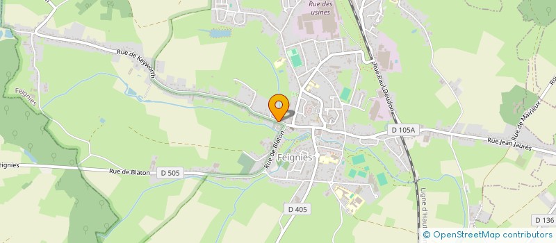 localisation de l'entreprise AUTO SERVICE COLAU à FEIGNIES