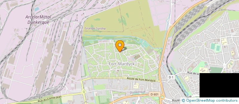 localisation de l'entreprise AUTO SERVICE DENIS MALESIEUX à DUNKERQUE
