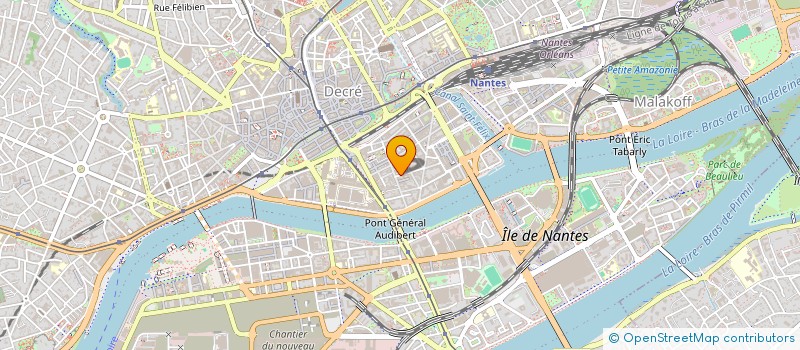 localisation de l'entreprise AUTO SERVICE DU CHAMP DE MARS à NANTES