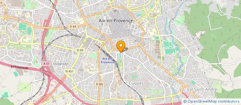 localisation de l'entreprise AUTO SERVICE LA CALADE à AIX EN PROVENCE