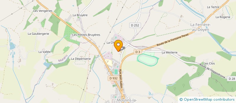 localisation de l'entreprise AUTO SERVICE MOULINOIS à MOULINS-LA-MARCHE