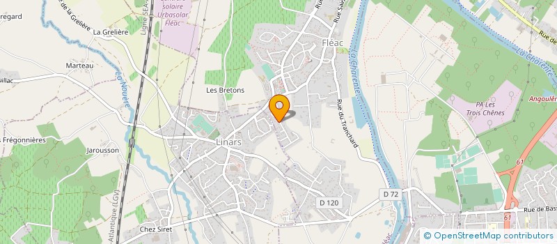 localisation de l'entreprise AUTO SERVICE NOUVELLE AQUITAINE à FLEAC