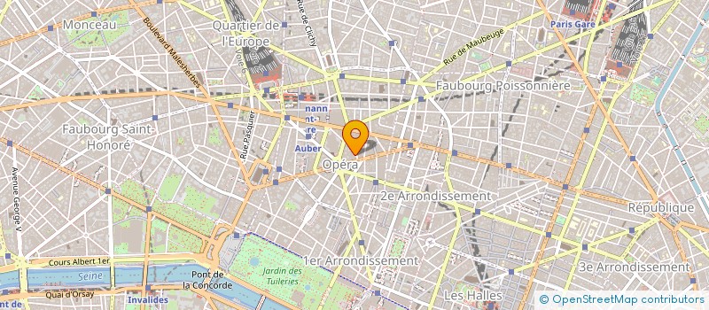 localisation de l'entreprise AUTO SERVICE OPERA à PARIS