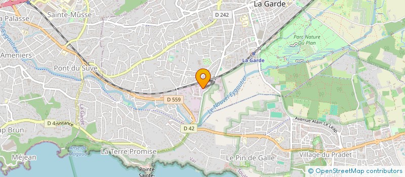 localisation de l'entreprise AUTO SERVICE PLUS à LA GARDE