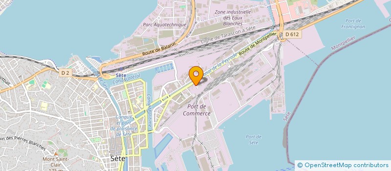 localisation de l'entreprise AUTO SERVICE RAPIDE 34 à SETE
