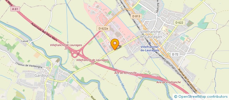 localisation de l'entreprise AUTO SERVICE REPAIR (A.S.R) à VILLEFRANCHE-DE-LAURAGAIS