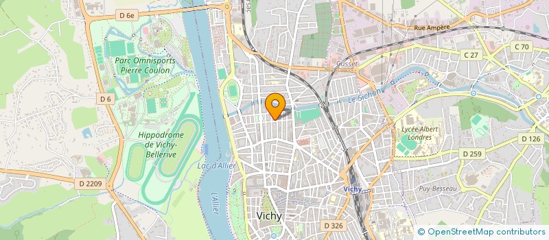 localisation de l'entreprise AUTO SERVICE REPUBLIQUE à VICHY