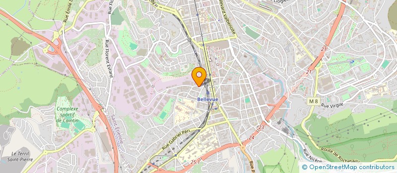 localisation de l'entreprise AUTO SERVICES 42  SAINT-ETIENNE