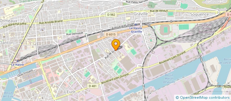 localisation de l'entreprise AUTO SERVICES à LE HAVRE