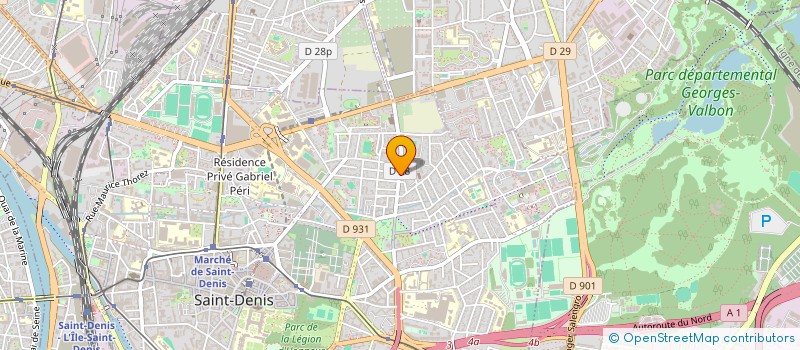 localisation de l'entreprise AUTO-SERVICES à SAINT-DENIS