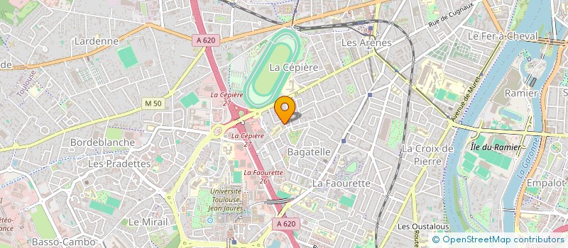 localisation de l'entreprise AUTO SERVICES à TOULOUSE