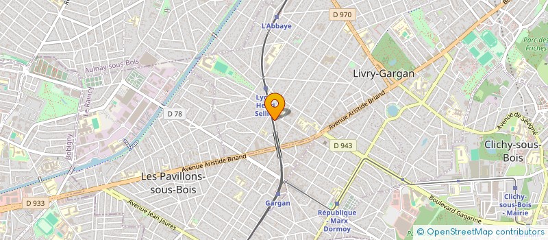 localisation de l'entreprise AUTO-SERVICES  LIVRY-GARGAN