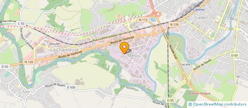 localisation de l'entreprise AUTO SERVICES CASTRAIS  CASTRES