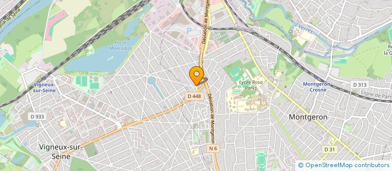 localisation de l'entreprise AUTO-SERVICES DE L'ESSONNE à MONTGERON